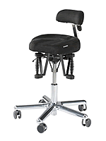 Die ergonomische Stehilfe /Hocker Boogie 260 KS mit Beckenst&uuml;tze und Beckenbalance sowie dem integrierten Bioswing Sitzwerk.