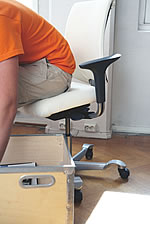 Detailstudie des B&uuml;rostuhls HAG H05, Modell 5500.