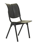 Konferenzstuhl HAG Conventio Wing, Modell 9811, Sitz und R&uuml;cken ungepolstert