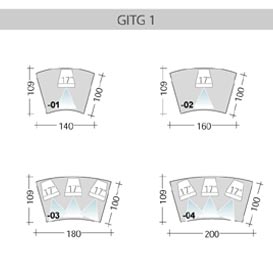 Leuwico GO&sup2; Smove Schreibtische Tischplattenformen 2