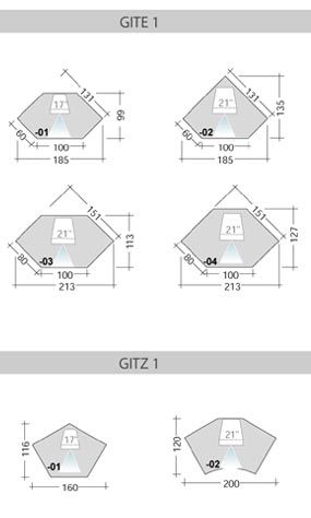 Leuwico GO&sup2; Smove Schreibtische Tischplattenformen 3