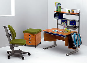 Moll Ovato Compact: Der kompakte Schreibtisch aus Massivholz f&uuml;r Kinder und Jugendliche