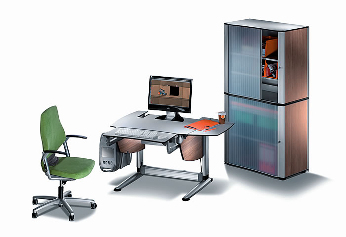 Der Moll Computertisch Science f�r das Heimb�ro oder das Jugendzimmer. Alle wichtigen ergonomischen Funktionen inklusive.