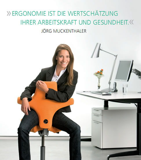 Ergonomie am Arbeitsplatz ist eine Kernkompetenz von Muckenthaler in München